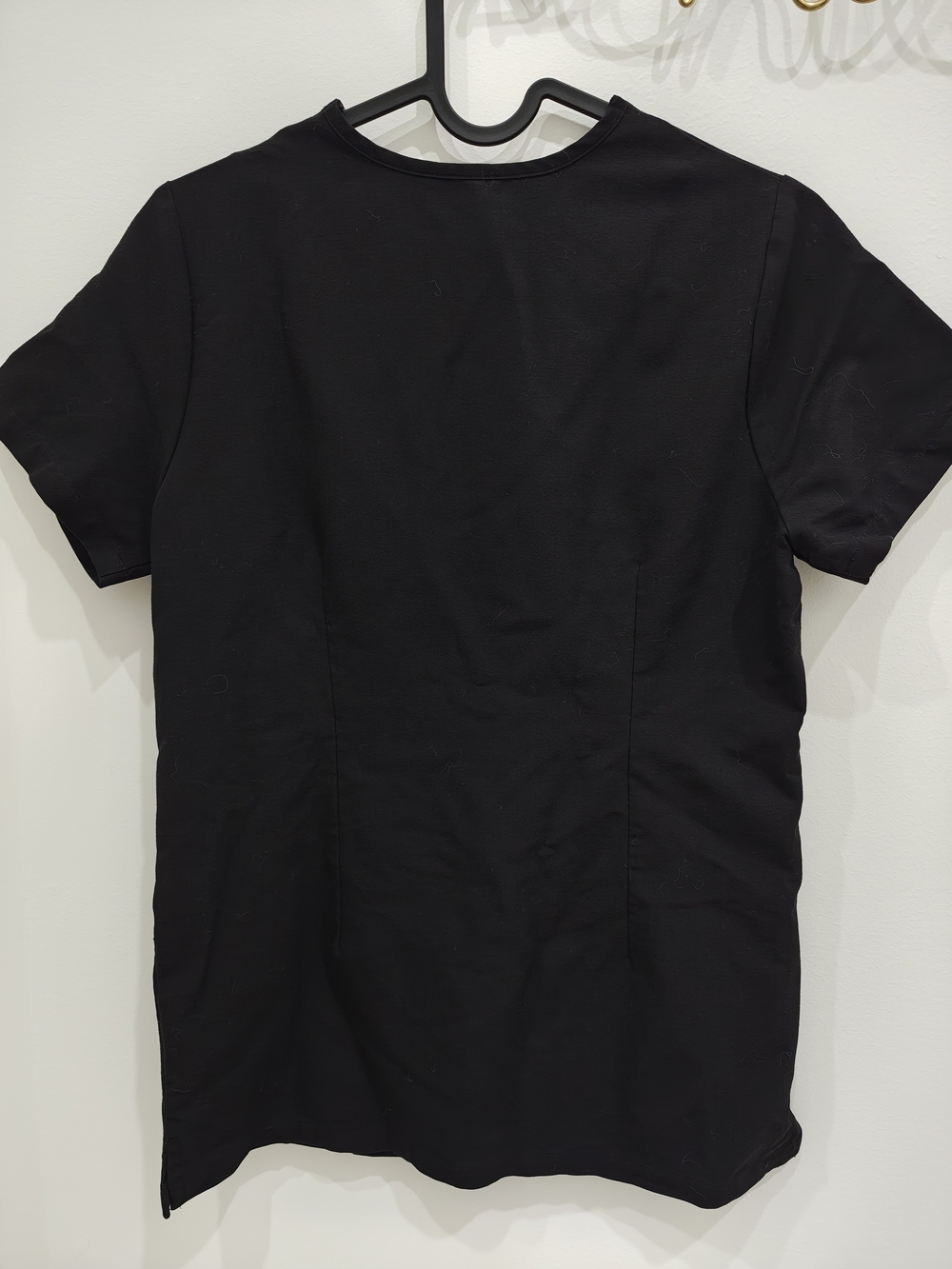 P-XS And XXS Mandala Black Scrub Set Top with Matching Jogger Pants - Picture 4 of 8